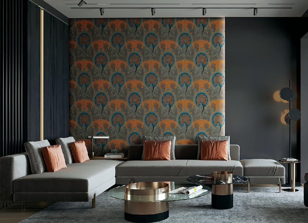 Anti-stain Seamless Fabric Wall Covering  ALY01F1